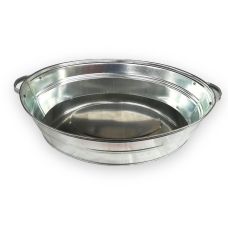 Таз овальний оцинкований 27 л