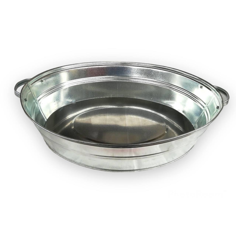 Таз овальний оцинкований 27 л Таз овальний оцинкований 27 л