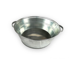 Таз круглий оцинкований 13 л