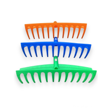 Граблі пластмасові (12 зубів, 40 см) Польща, кольорові