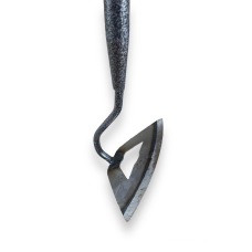 Тяпка напівкругла (220мм) із залізною ручкою