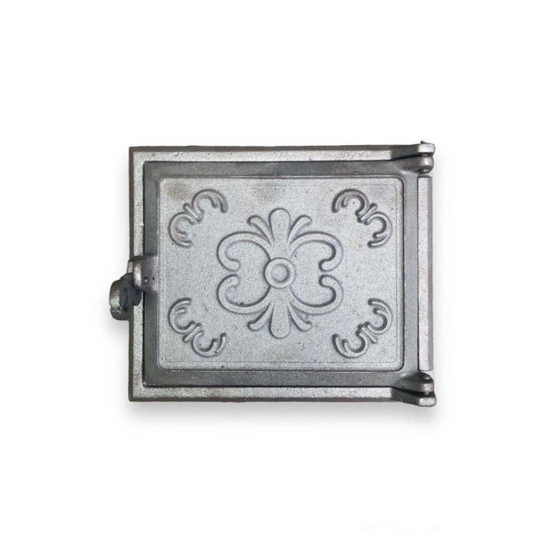 Дверцята для печі топкова “Квітка“ 275х230 Дверцята для печі топкова “Квітка“ 275х230