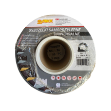 Ущільнювач самоклеючий Sanok Rubber тип D 14х12 мм 40 м (білий) Польща