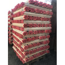 Держак шліфований для лопати 1,2м (бук) фарбований