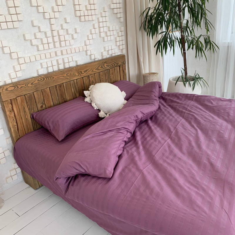 Комплект постільної білизни (смужка) Євро Комплект постільної білизни (смужка) Євро