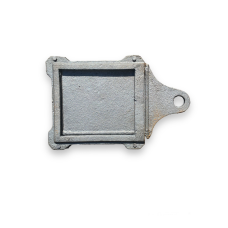 Засувка димоходу 130х130, шибер чавунний