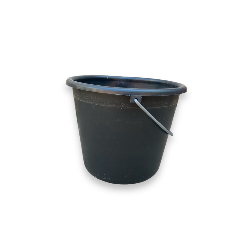 Відро пластикове чорне 10л ТМ ЛЕМІРА Відро пластикове чорне 10л ТМ ЛЕМІРА