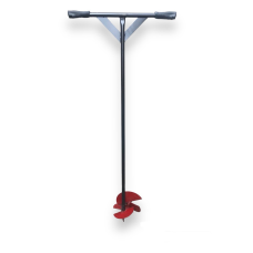 Бур садовий червоний з насадками 140мм та 170мм