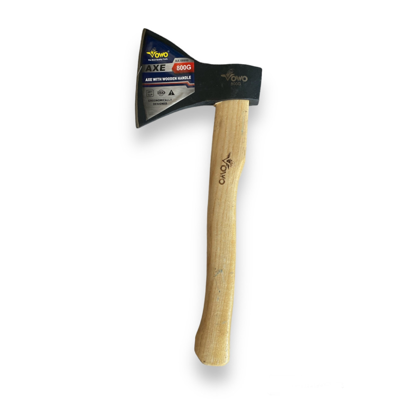 Сокира 800 г “VOWO“ дерев“яна ручка Сокира 800 г “VOWO“ дерев“яна ручка