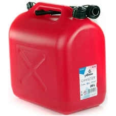 Каністра пластикова 20л з лійкою, повітряним клапаном та прозорою мірною смугою ТМ Atelie