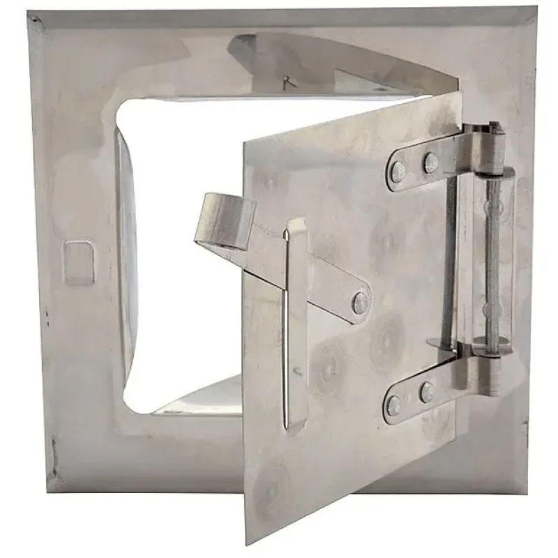 Дверцята прочесна для печі 15х15 см (нержавіюча сталь) Дверцята прочесна для печі 15х15 см (нержавіюча сталь)