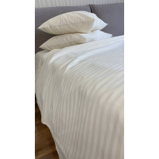 Комплект постільної білизни напівтораспальний “Молочна смужка“ (Бязь Gold Lux)