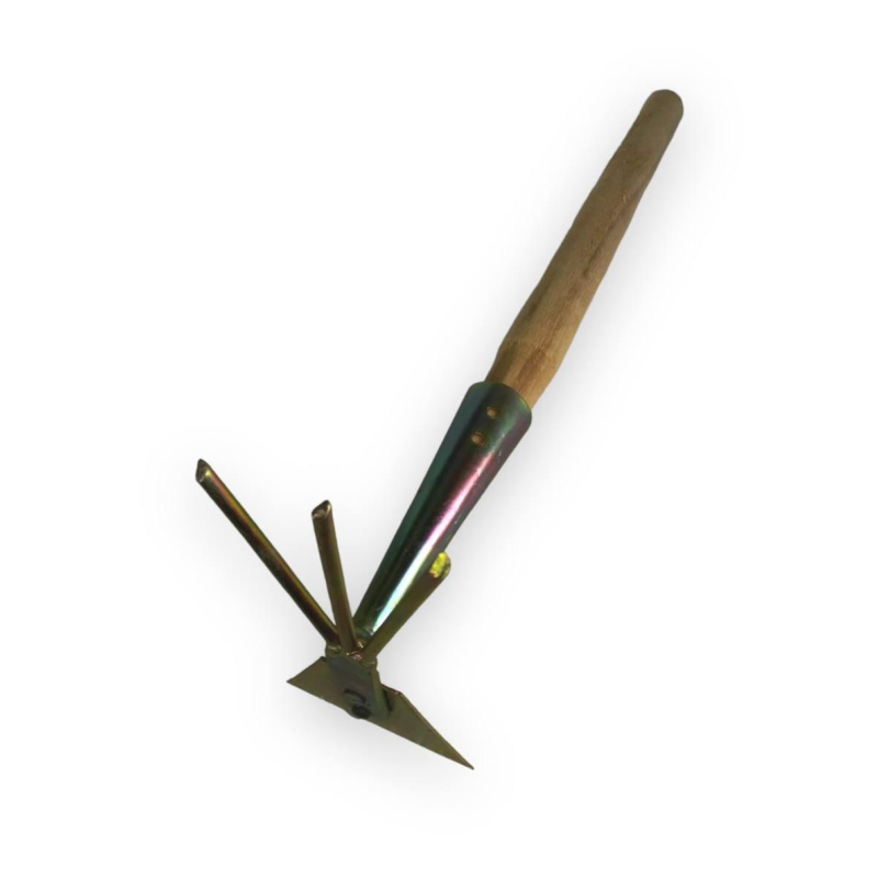 Сапка для грядок комбінована, анодований метал (з ручкою) Сапка для грядок комбінована, анодований метал (з ручкою)