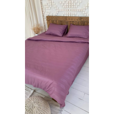 Комплект постільної білизни (широка смужка) сімейний, мікросатин