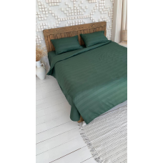 Комплект постільної білизни (широка смужка) Євро, мікросатин