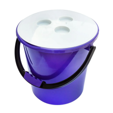 Відро пластикове 10л “Комфорт“ з кришкою ТМ Горізонт