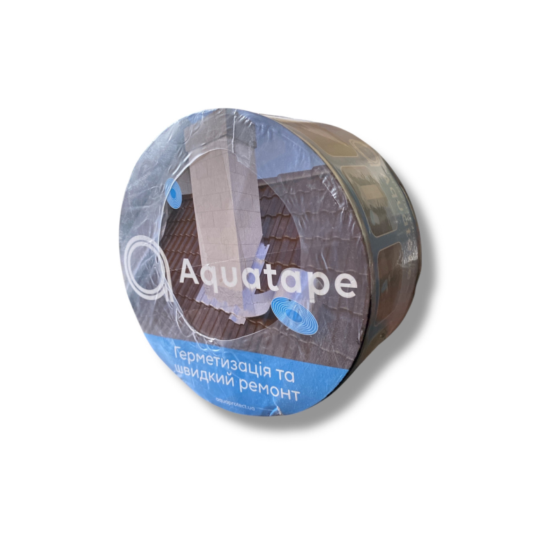 Герметизуюча стрічка коричнева ТМ Aquatape,150мм x 3м Герметизуюча стрічка коричнева ТМ Aquatape,150мм x 3м
