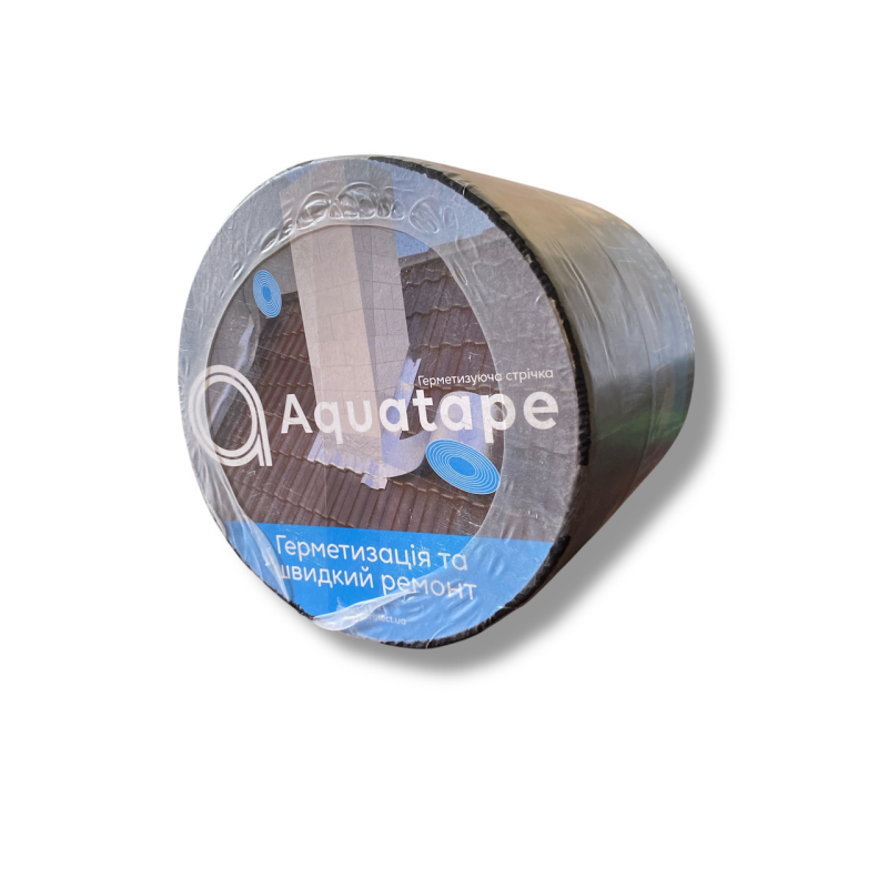 Герметизуюча стрічка коричнева ТМ Aquatape, 150мм x 10м Герметизуюча стрічка коричнева ТМ Aquatape, 150мм x 10м