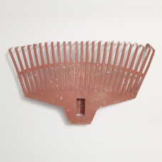 Граблі пластмасові віялові 25 зубів 42 см (рожеві)